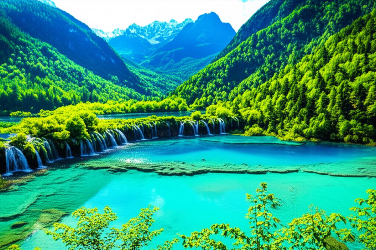 دره جیوژایگو در چین