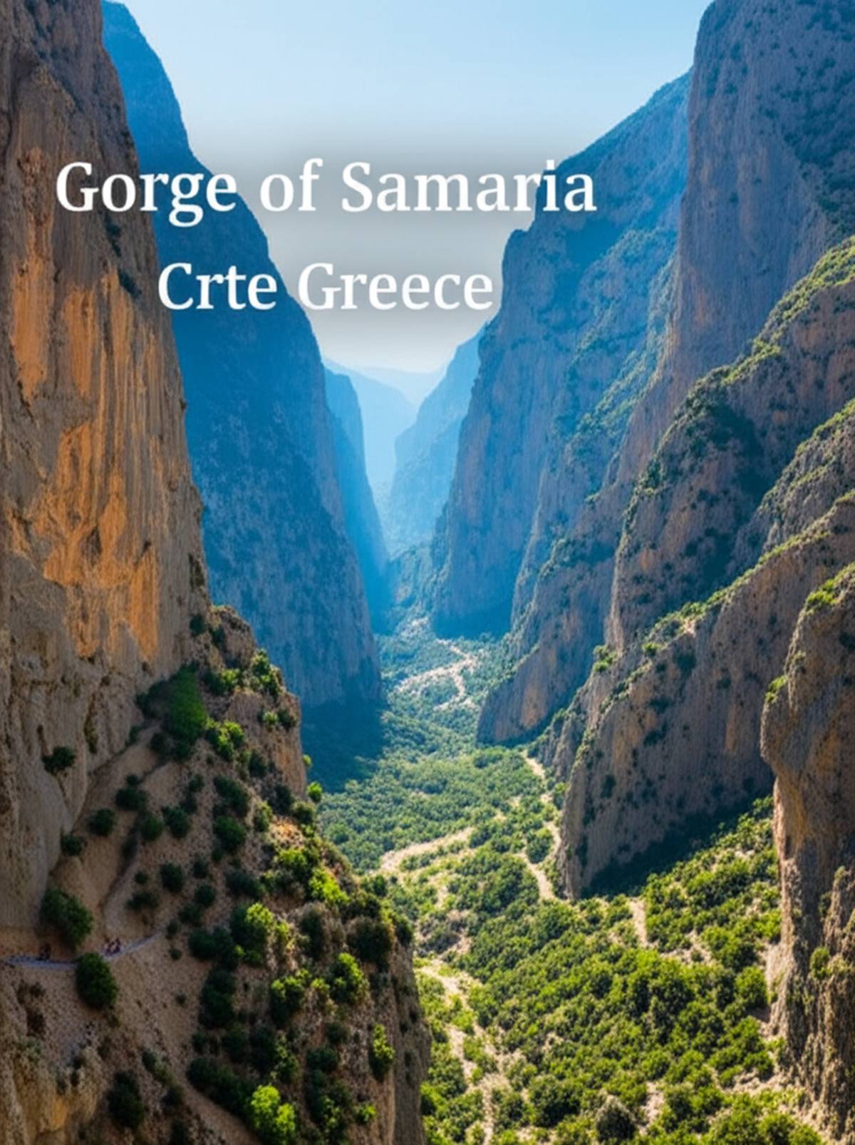 دره ساماریا gorge of Samaria در یونان
