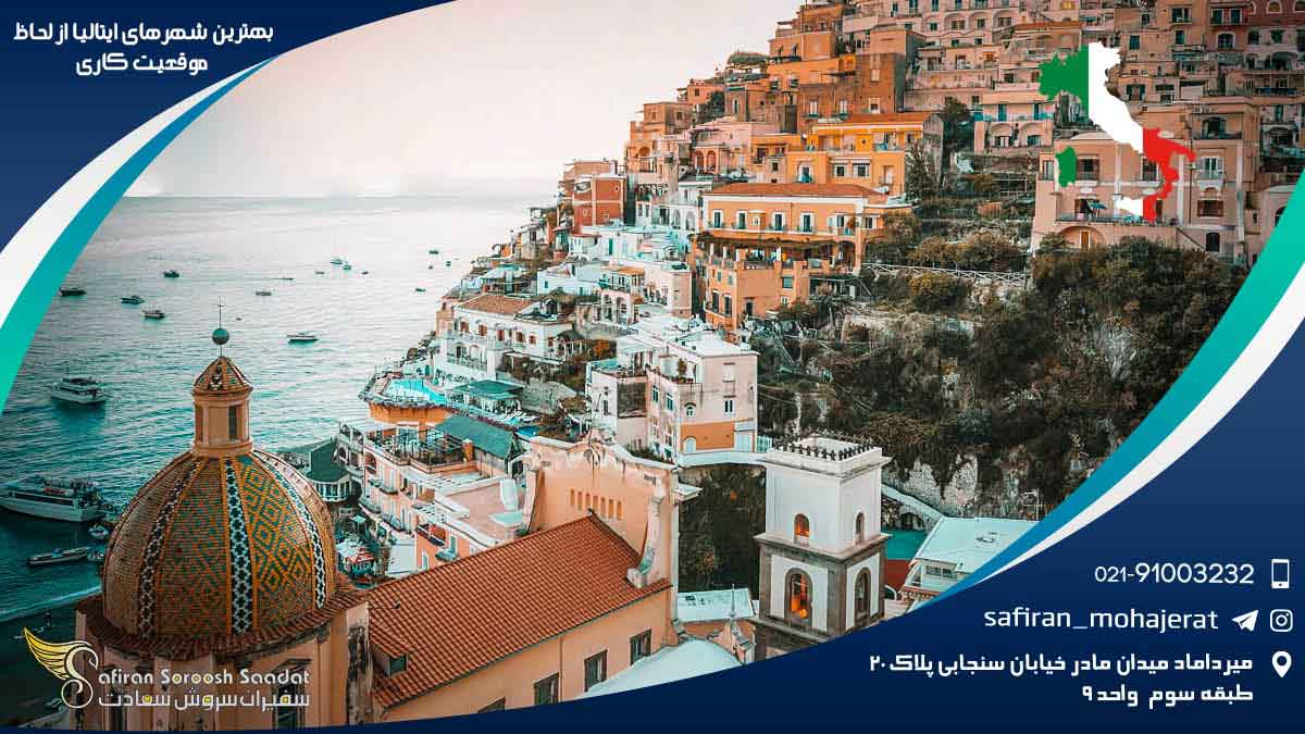 بهترین شهرهای ایتالیا از لحاظ موقعیت کاری